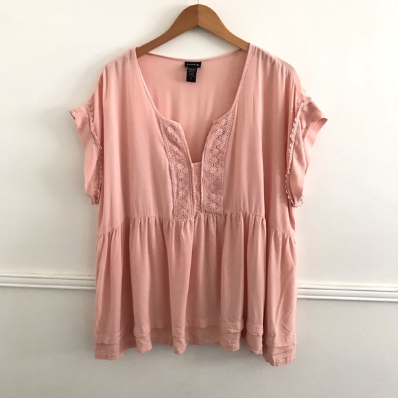 torrid Tops - Torrid 3X peach colored top